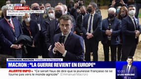 Emmanuel Macron: la guerre en Ukraine "ne sera pas sans conséquence sur le monde agricole"