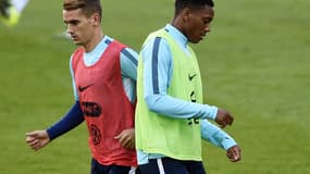 Antoine Griezmann (à gauche) et Anthony Martial
