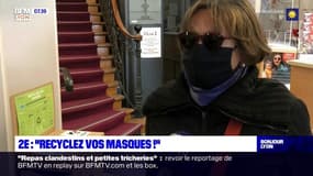 Lyon: la mairie du 2e arrondissement lance une opération de recyclage des masques