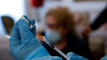 Vaccination au vaccin Pfizer-BioNTech à Rome le 14 avril 2021