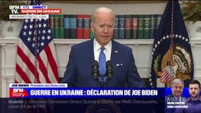 Joe Biden: "Nous devons envoyer des armes, des financements, des munitions" à l'Ukraine