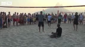 Football / Improvisation sur Ipanema entre anciennes gloires du foot - 17/06