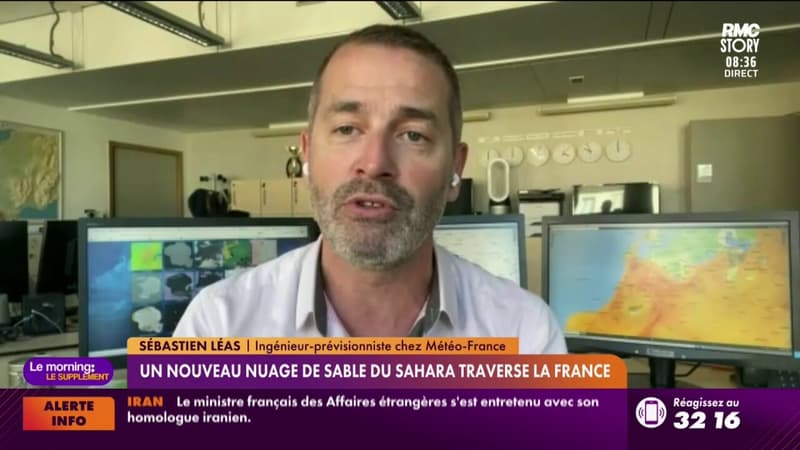 Un nouveau nuage de sable du Sahara traverse la France !