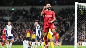 Mohamed Salah lors de Tottenham-Liverpool, le 22 décembre 2024