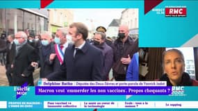 "Cette phrase est calculée. Il se plaint d'un problème qu’il crée lui-même" selon Delphine Batho.