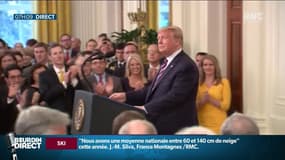 Donald Trump célèbre son acquittement, tremplin pour le lancement de sa campagne présidentielle