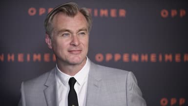 Christopher Nolan à la première française d'"Oppenheimer" à Paris le 11 juillet 2023.