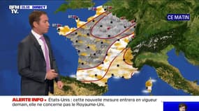 La pluie traversera la France hexagonale d'ouest en est ce matin