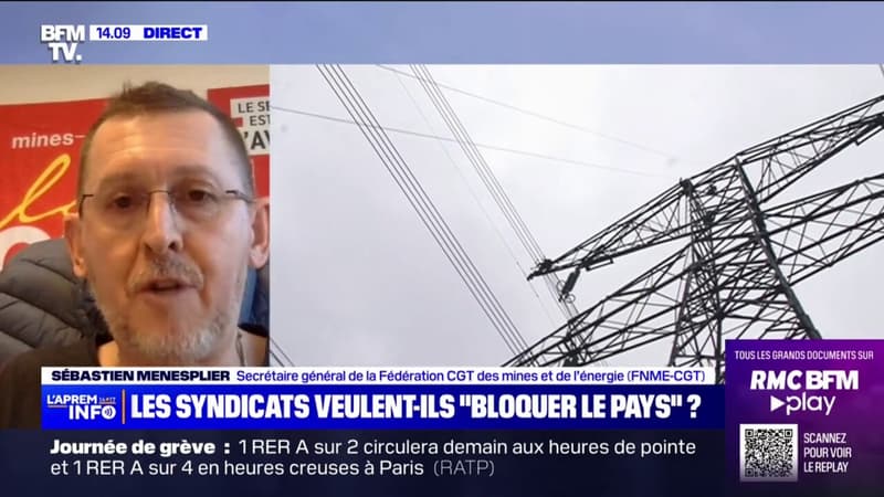Sébastien Menesplier (CGT des mines et de l'énergie) répond à Olivier Véran: 