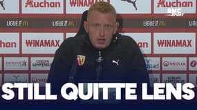 Still quitte Lens : "Je me rapproche du bien-être de ma femme" le coach en larmes