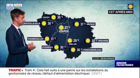 Météo Paris-Ile-de-France: encore beaucoup de soleil pour ce mercredi et jusqu'à 31°C dans la capitale