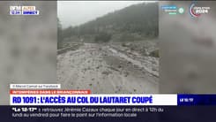 Inondations dans les Hautes-Alpes: l'accès au col du Lautaret entièrement coupé