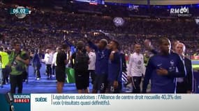 Les Bleus au Stade de France "On a été déçus sur les Champs-Elysées, mais ici, ça valait le coup"