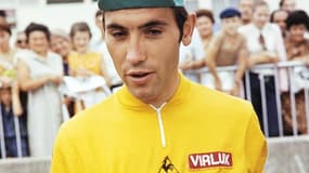 Eddy Merckx en 1969, lors de sa première victoire sur le Tour de France