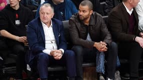 Jean-Michel Aulas et Tony Parker