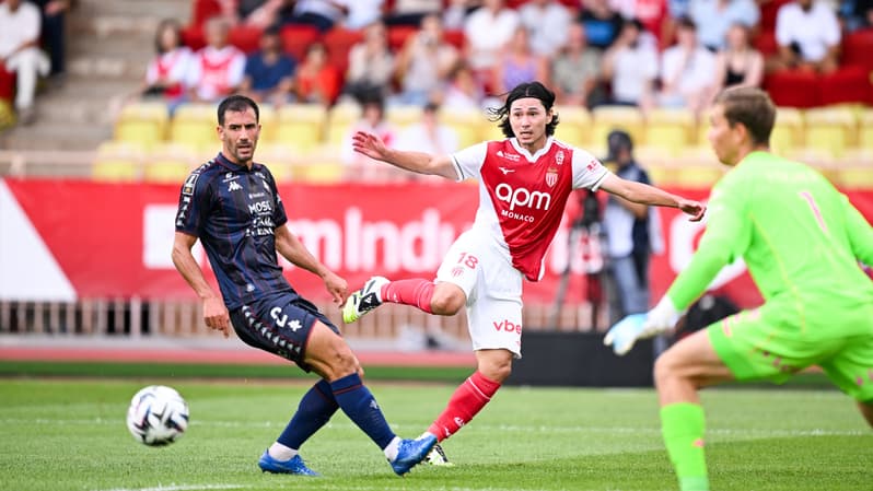 Le Monégasque Minamino face à Metz le 21 septembre 2025