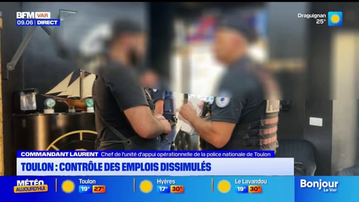 Toulon : contrôles des emplois dissimulés dans le quartier du Pont du Las 