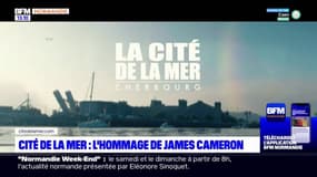 Cherbourg: l'hommage de James Cameron à la Cité de la mer