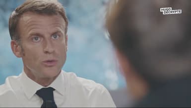 Emmanuel Macron sur la chaîne Hugo Décrypte le 4 septembre 2023