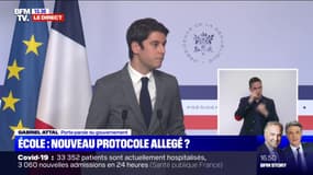 Allègement du protocole sanitaire à l'école: Gabriel Attal annonce des mesures "d'ici la fin de la semaine"