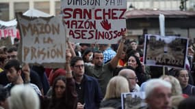 Des manifestants se mobilisent contre l'inaction de l'Etat après les inondations meurtrières dans les rues de Valence.