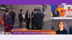 Suicide de Nicolas: le combat d'une mère