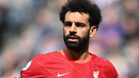 Mohamed Salah face à Newcastle en Premier League, le 30 avril 2022.