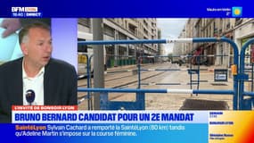 Interrogé sur les travaux, : "Je pense qu'on peut faire mieux" répond Bruno Bernard