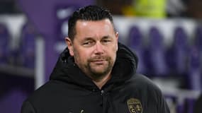 L'entraîneur du RC Lens Pierre Sage, 2 janvier 2025