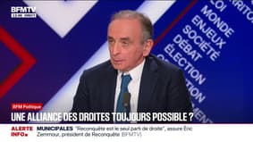 "Le Rassemblement national est à la fois un adversaire et un allié potentiel", affirme Éric Zemmour, président de "Reconquête!"