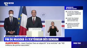 Jean Castex: "Les règles de jauges qui s'appliquent jusqu'au 30 juin ne sont pas modifiées"