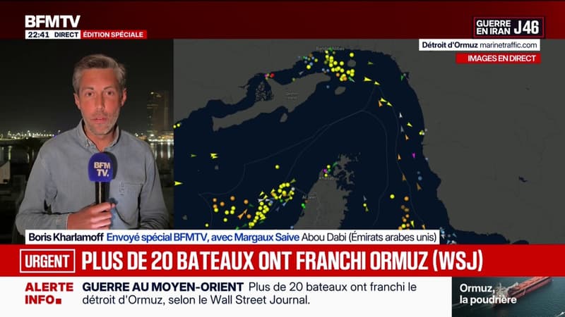 Selon le Wall Street Journal, plus de 20 bateaux ont franchi le détroit d'Ormuz