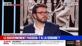 Non-censure: "Il n'y a jamais eu de deal" avec Sébastien Lecornu, affirme Arthur Delaporte, député PS