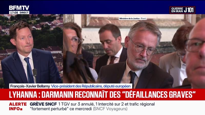 Lyhanna: François-Xavier Bellamy assure que la justice française est "l'une des moins financées d'Europe"