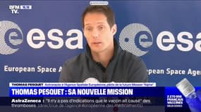 Thomas Pesquet se félicite d'être "le premier Français à être en charge des commandes d'un véhicule spatial"
