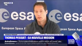 Thomas Pesquet se félicite d'être "le premier Français à être en charge des commandes d'un véhicule spatial"