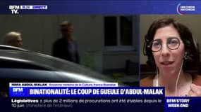"Je les ai vécus comme une insulte": Rima Abdul-Malak, ancienne ministre de la Culture franco-libanaise, réagit aux propos de Roger Chudeau sur les ministres "franco-français"