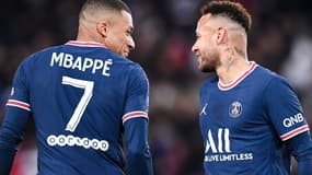 Mbappé et Neymar - Paris-SG