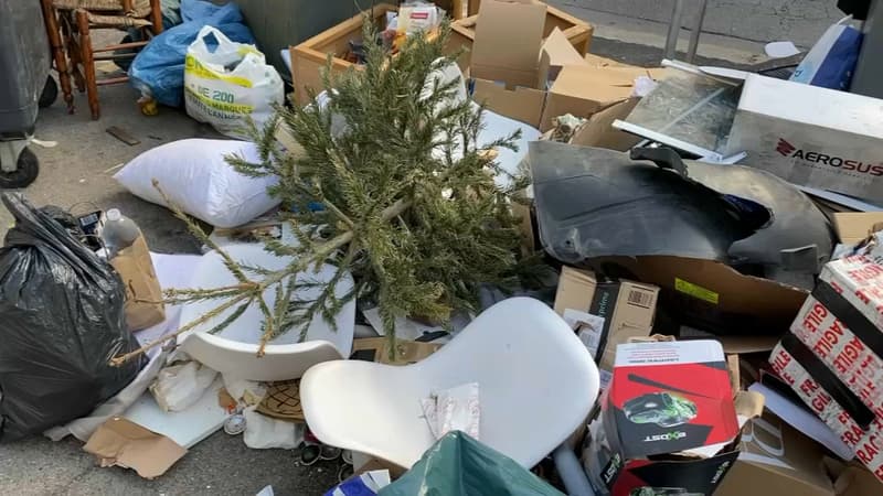 Marseille: des poubelles s'entassent dans certains quartiers à cause de retards de ramassage