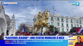 "Sauvons Jeanne": une statue mobilise à Nice