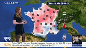 La météo pour ce vendredi 13 avril 2018
