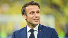 Le président de la République Emmanuel Macron