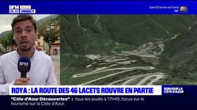 Alpes-Maritimes: la route des "46 lacets" rouvre partiellement