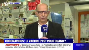 Coronavirus: ce chercheur à l'institut Pasteur prévoit un "candidat-vaccin" d'ici 6 à 8 mois