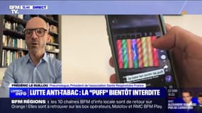 Interdiction de la puff: "C'est une excellente mesure", affirme le pneumologue Frédéric Le Guillou