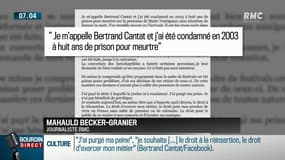 Bertrand Cantat: le chanteur revendique son "droit à la réinsertion" 