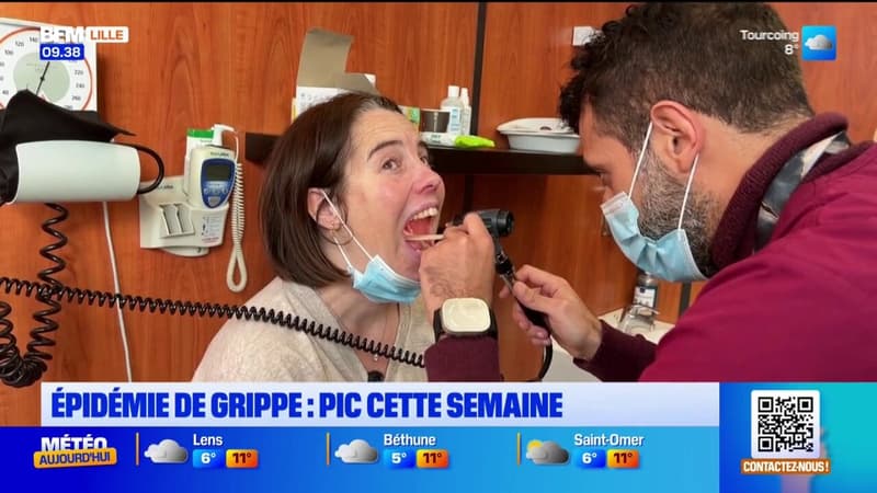 L'épidémie de grippe dans les HDF.
