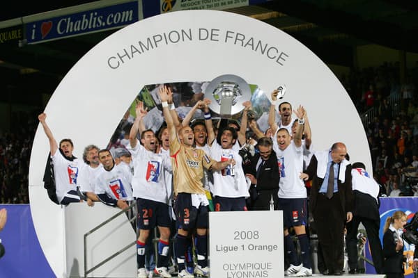 L'OL a remporté en 2008 son 7e titre consécutif de champion de France. 