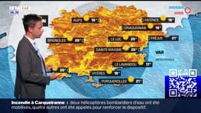 Météo Var: une journée douce et ensoleillée ce mardi, quelques rafales de vent, jusqu'à 34°C à Toulon