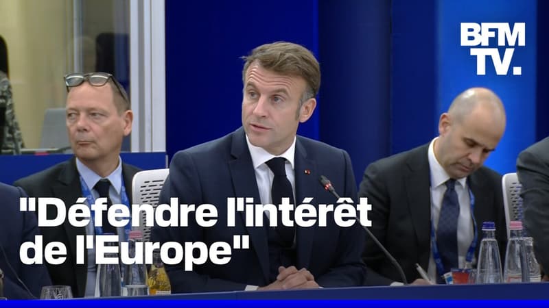 Victoire de Trump, guerre en Ukraine... Le discours d'Emmanuel Macron au Sommet européen à Budapest